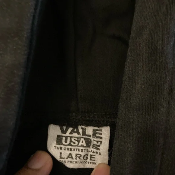 Vale Bejeweled Big Chain Hoodie Large